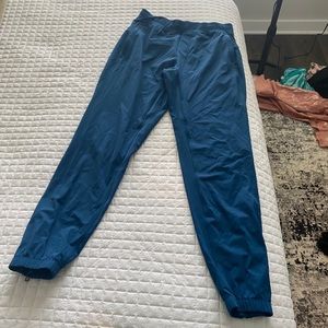 Blue Lululemon jogger pants